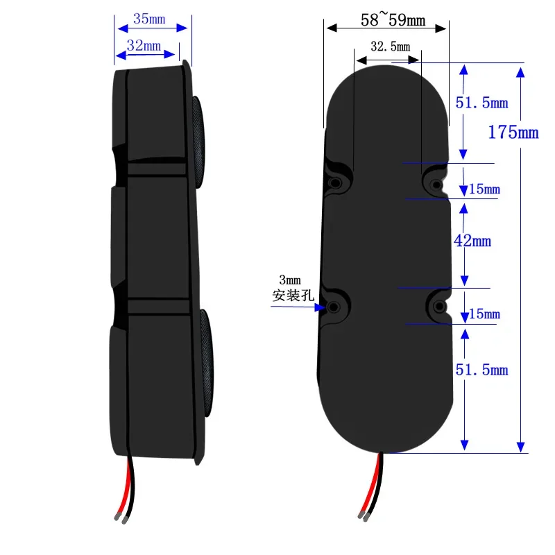 1pcs8 Ω 4 Ω 2W3 watt smart electrical appliances digital home massage chairs mattresses sofas games 18060 speaker