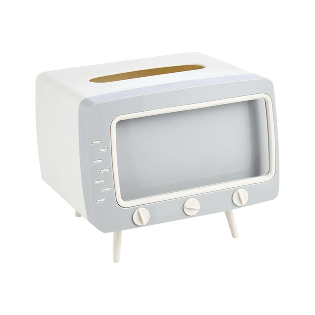 

Creative Tissue Box Phone Holder Multifunctional Dispenser Container Storage Rack ABS PP Design Home Hotel Restaurant