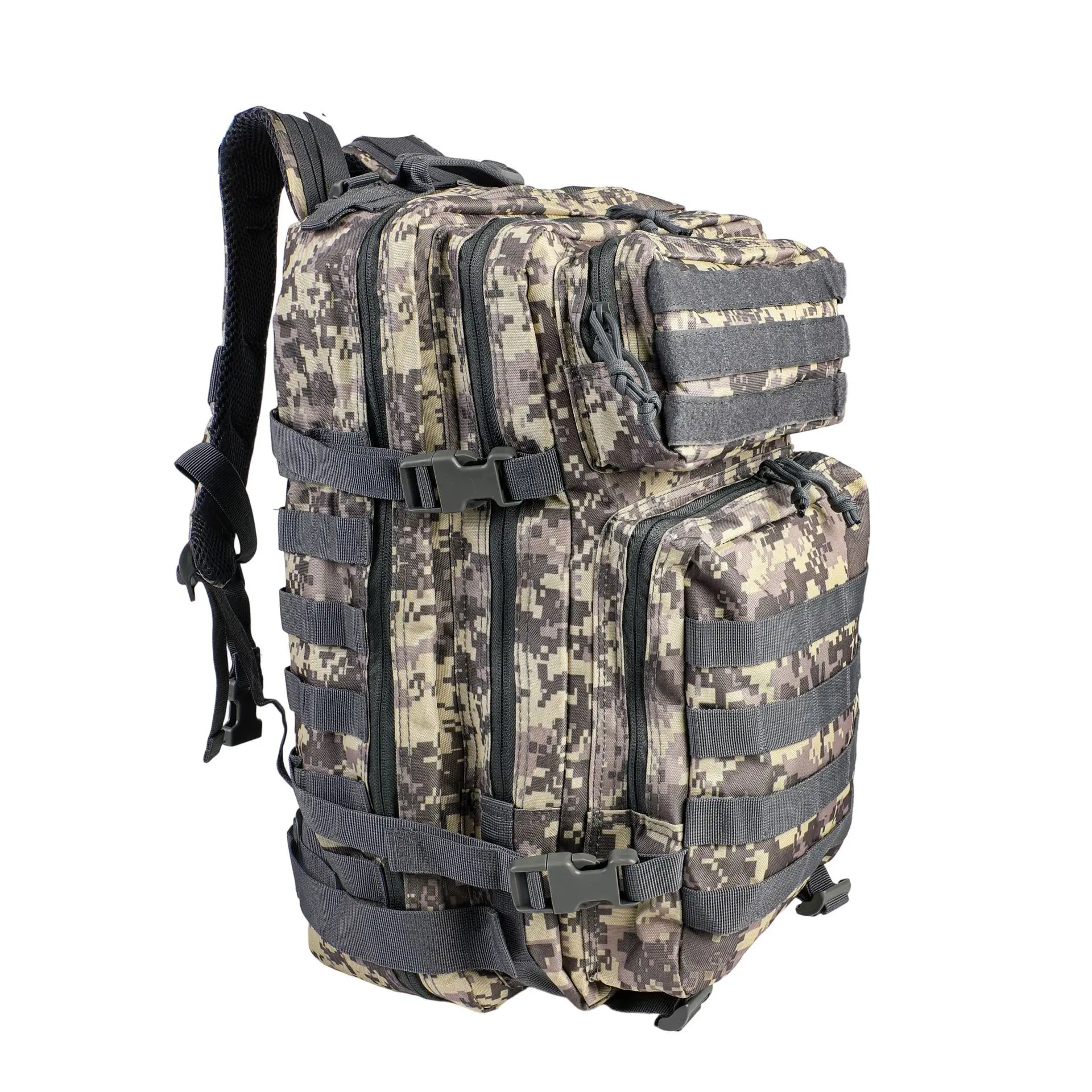 Camouflage Tactical Backpack Unisex Double Shoulder Bag for Hiking Cycling Travel  Outdoor Walking Bag 600D Oxford Cloth