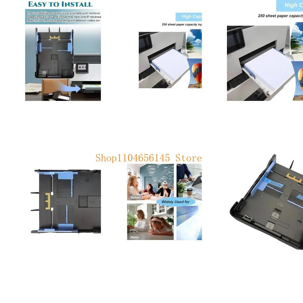 

5ASD Printer Paper держатель бумаги входной лоток 1KR42-90026 Замена для 8010 8018 8020 9010 9019 9020 Аксессуары для принтеров