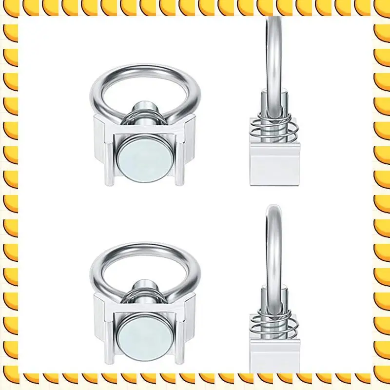 

BAAU 6 Pieces Of Stainless Steel Rings, Speaker Hooks, Hanging Rings, Aircraft Frame Hanging Parts Spare Parts Light Pendants