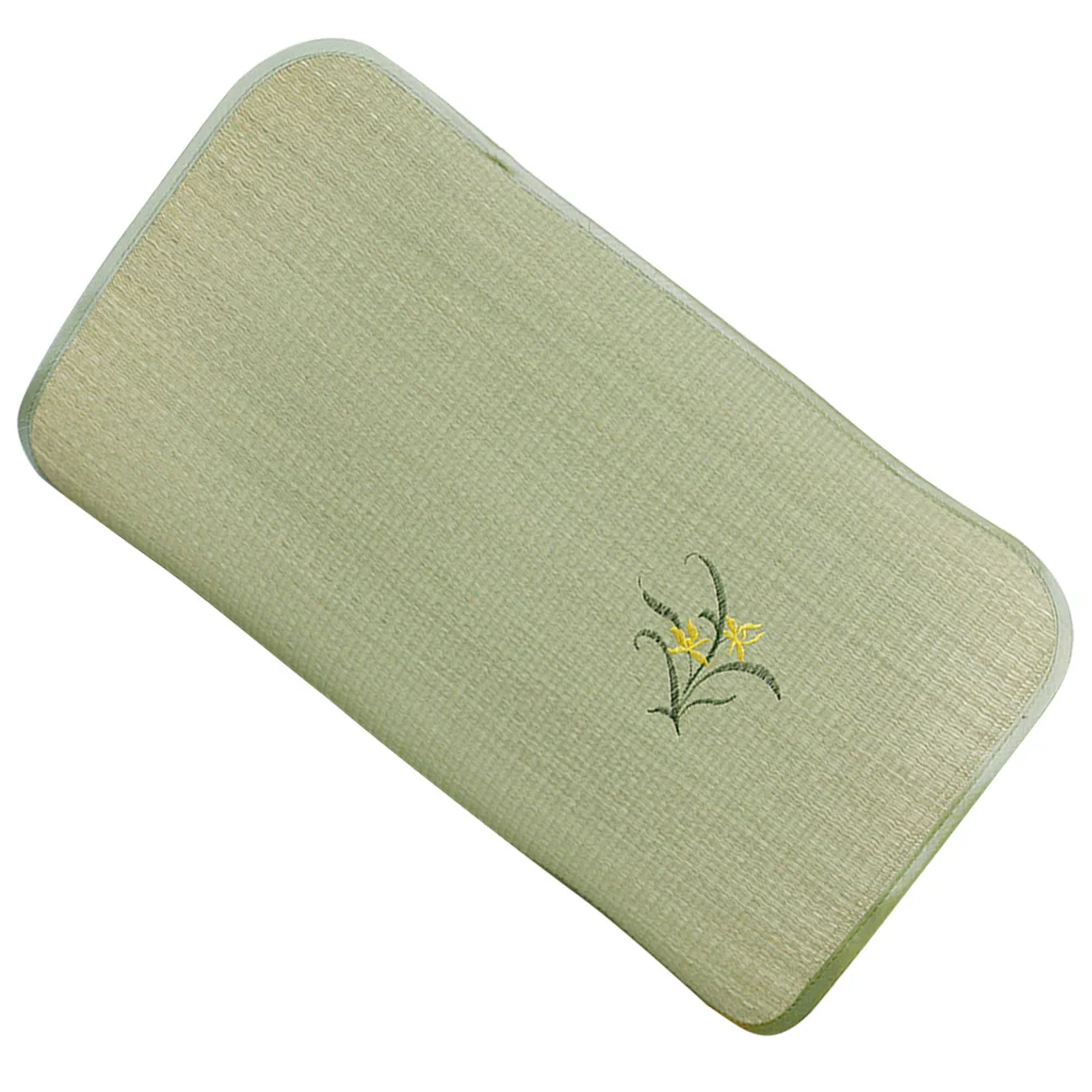

Summer Pillow Straw Mat Rectangular Decorative Throw Pillow Cover Household Cushion Cover Soft Comfortable Breathable Sofa