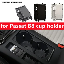 3G0 3GD 862 531 B F 645 for VW Passat B8 Black Gray Cup Holder Cover Curtain