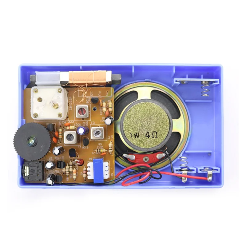 Promotion! Radio Receiver 6 Transistor Schematic+Enclosure Speaker DIY Kit