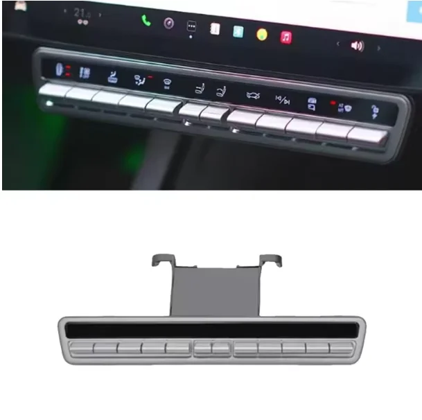 

2019-2023 For Tesla Model 3 Y Car Accessories Multifunctional Under Central Control Screen with Physical Iron Control Button Kit