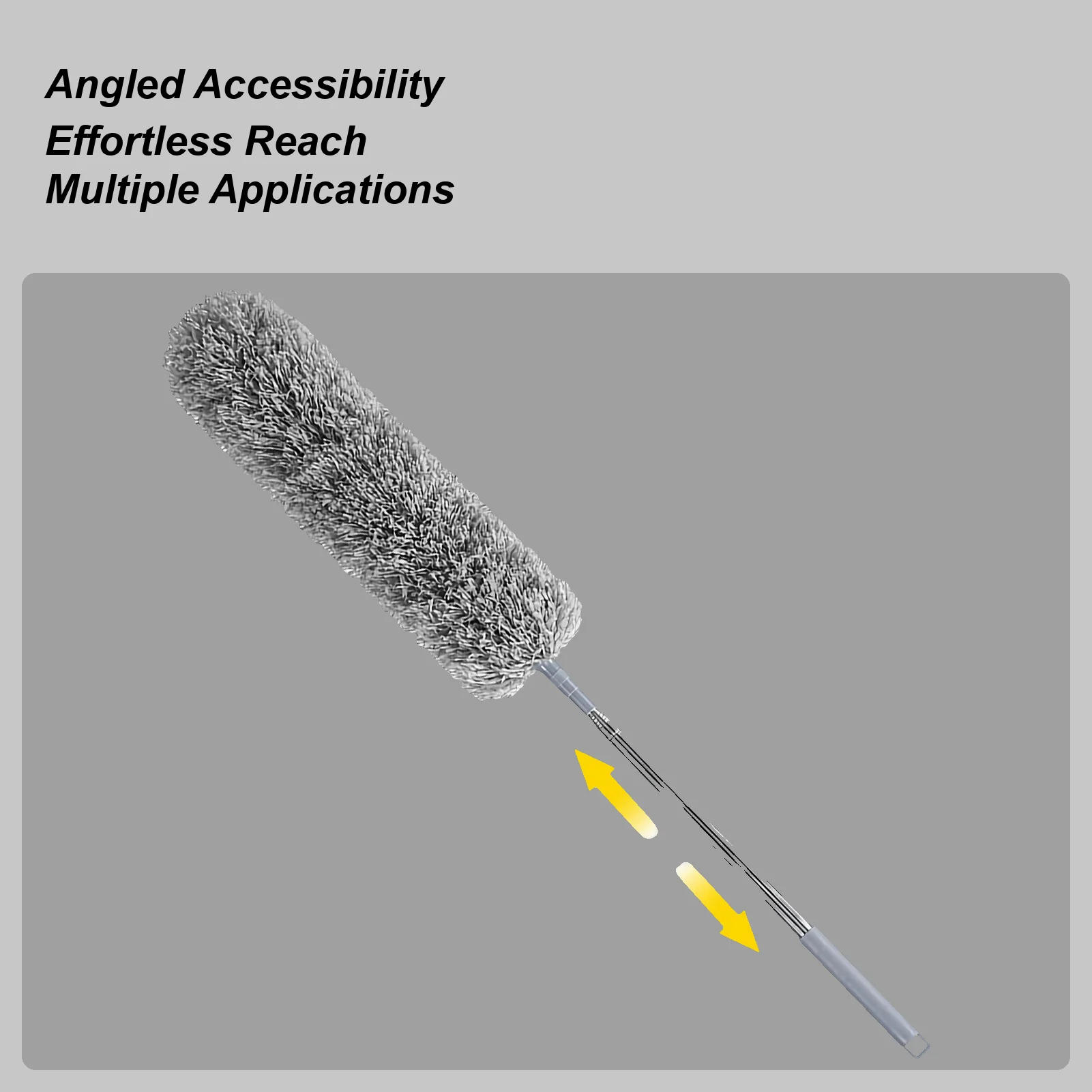 

Retractable Microfiber Duster Detachable Microfiber Mop Household Dust Collector For Home Commercial Apartment Dormitory Kitchen