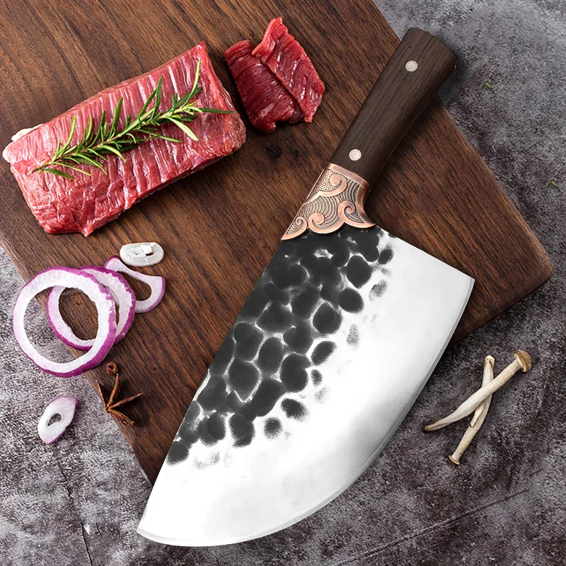

Профессиональный кованый кухонный нож, кованый резец для свиней, мясника, шеф-повара, для пилинга, нарезки мясника, коммерческие инструменты для резки свинины