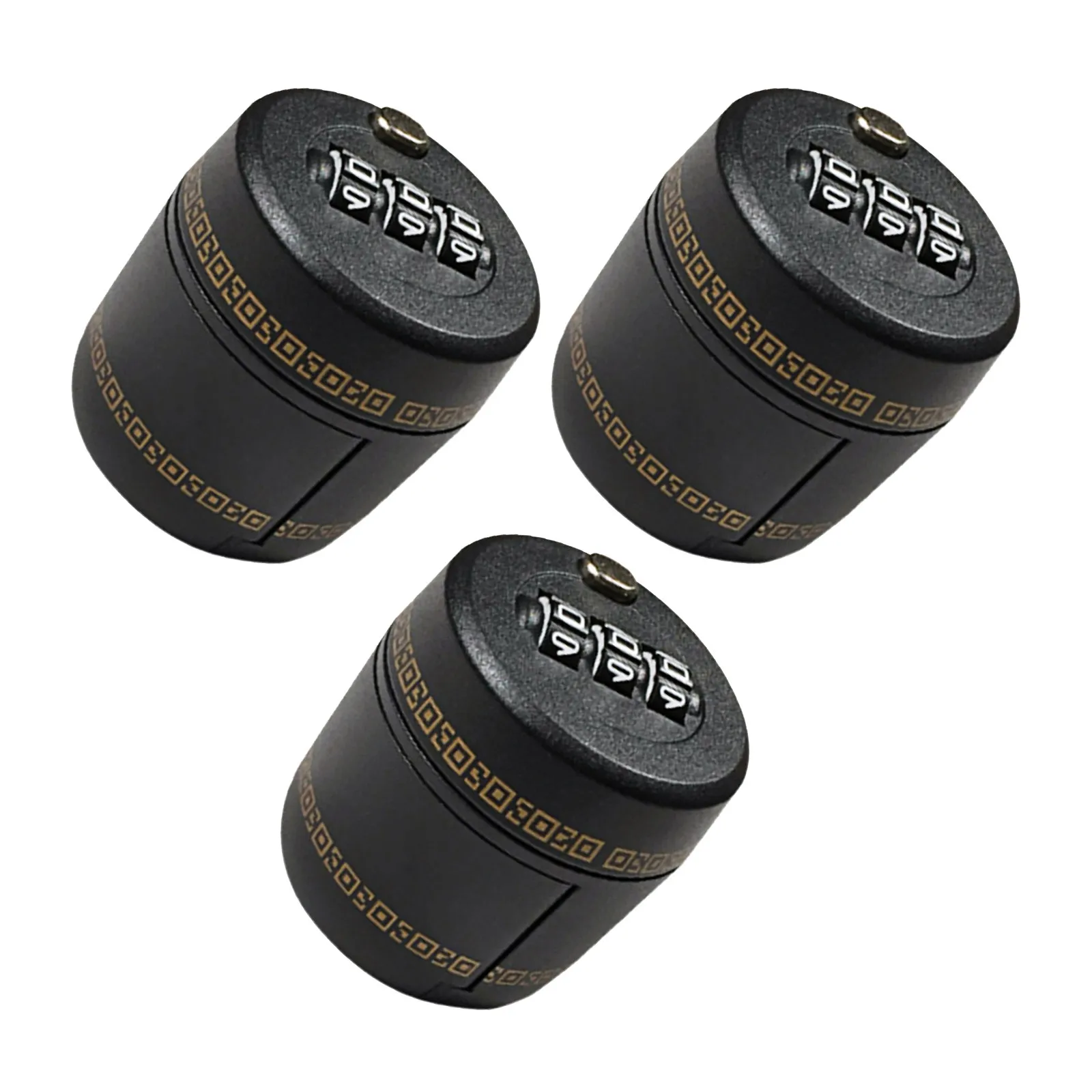 3-Piece Wine Bottle Lock Cap – Tamper-Proof, Resettable 3-Digit Combination Stopper for Bar & Restaurant
