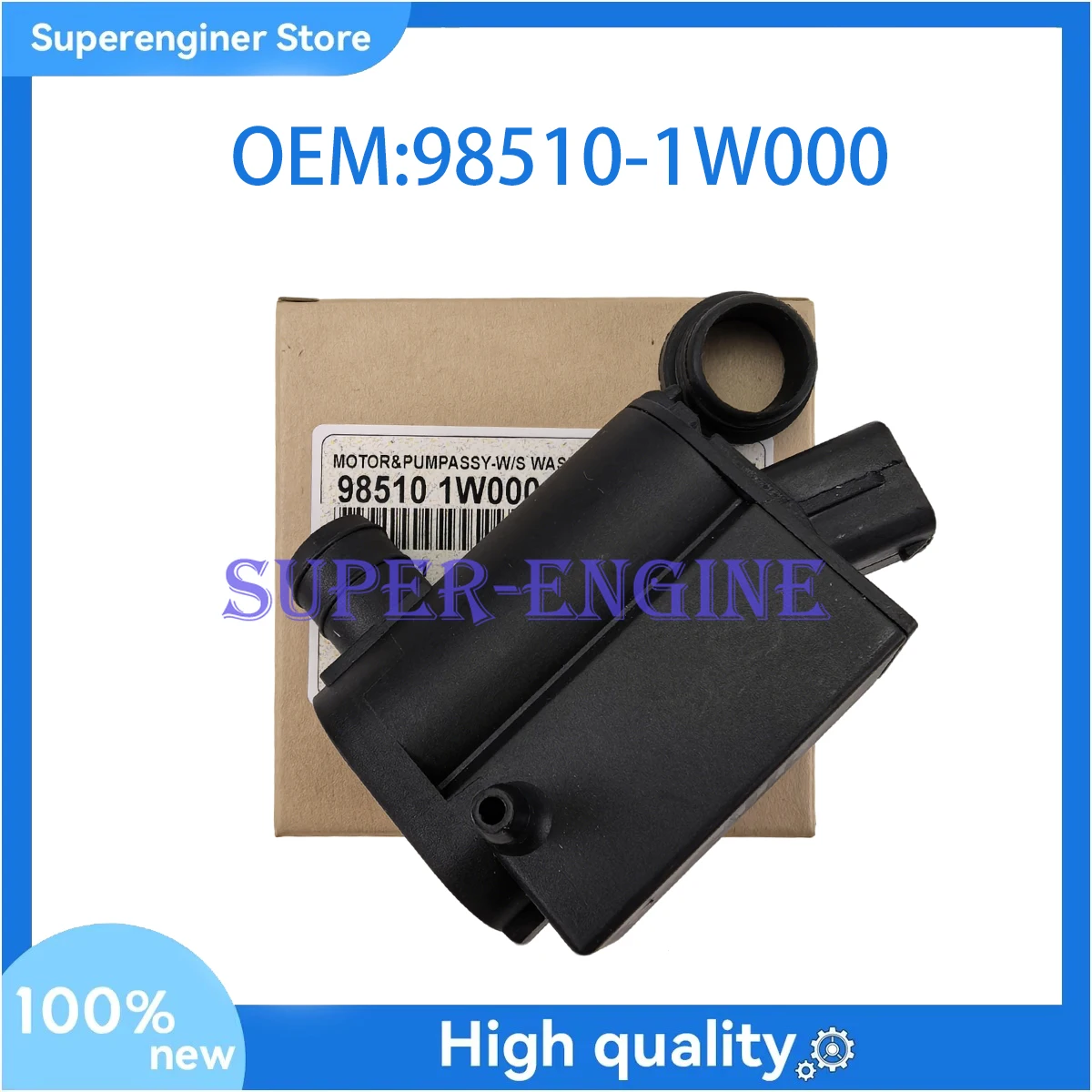

98510-1W000 985101W000 Windshield Washer Pump Fit For Hyundai Accent KIA Soul Sorento Rio