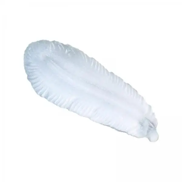 Morocco Selenite Bowl Feather Shape Decorative Plate for Table Decoration and Home Decor Items