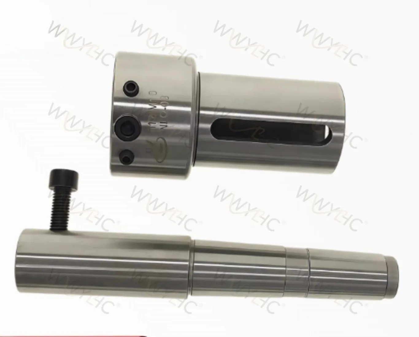 2#3#4# Telescopic Round Die Holder Floating Tail Stock  taper Fixed Sleeve 20-45mm For Lathe Milling External Screw Thread