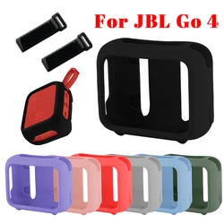 Voor Jbl Go4 Speaker Siliconen Case Reisdraagtas Met Luidsprekerriem Draagbare Speaker Case Cover Voor Jbl Go 4