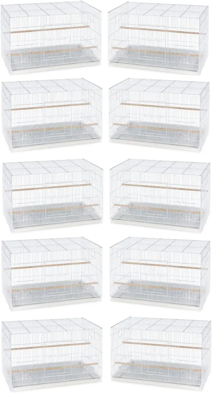 

Lot of Ten Aviary Breeding Breeder Lovebird Finch Parakeet Finch Flight Cage 20"x14"x14"H