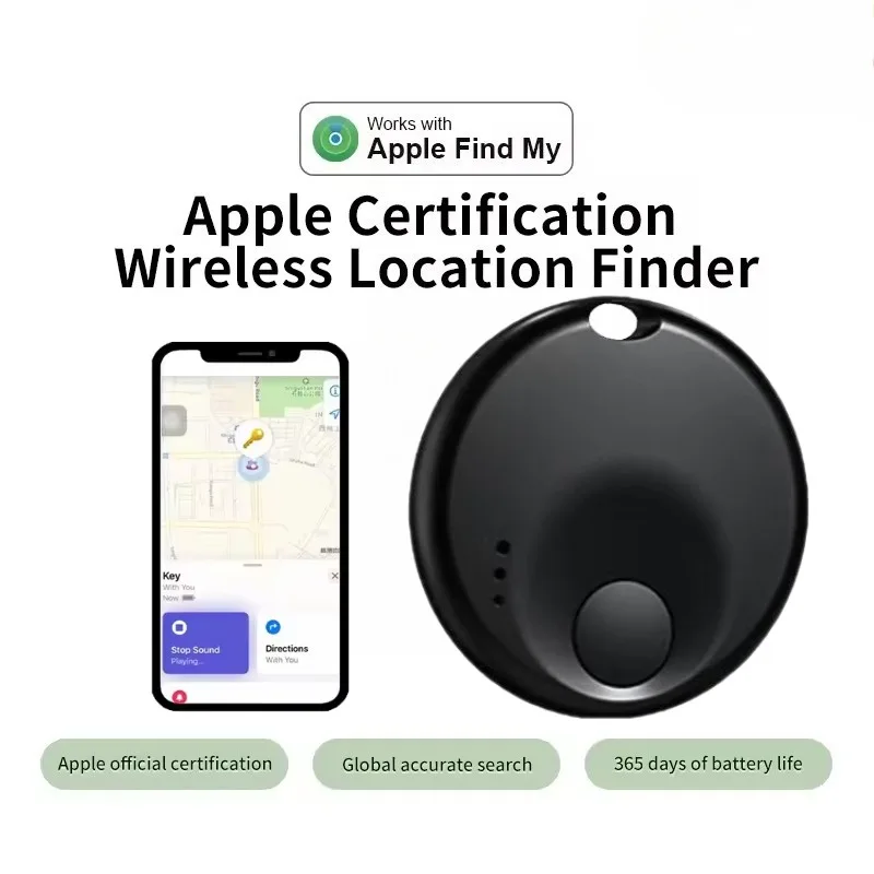 

Bluetooth Tracking Tag For Apple's Find My app Anti-lose Tracker Sound Locate Message Reminder Alarm Key Pet Elderly Finder IOS