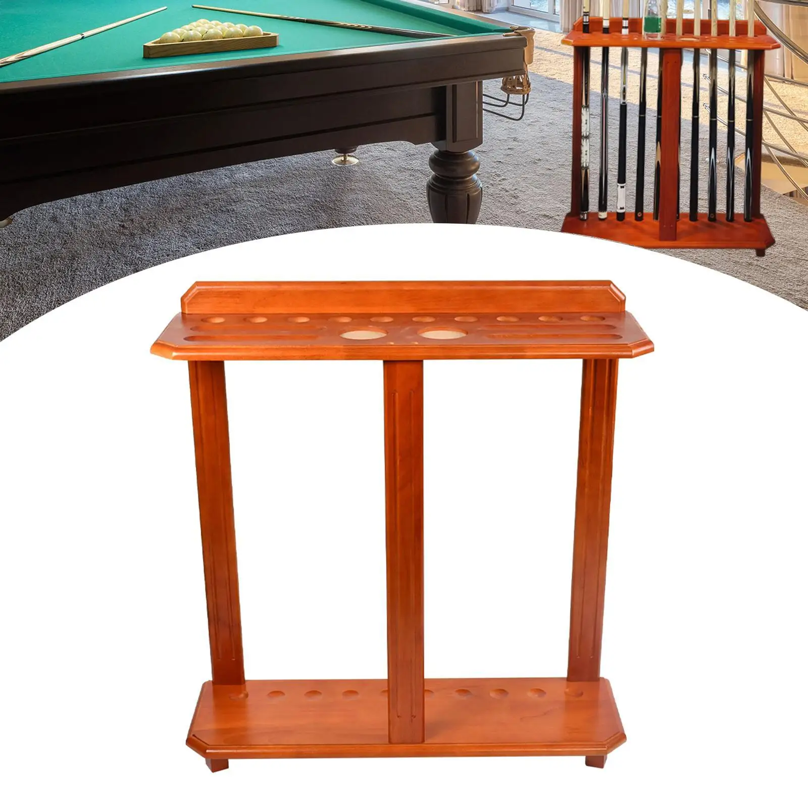 

Стойка для кия, держатель для кия, органайзер, подарки для мужчин, деревянная подставка, 10 кий, держатель для бильярдной палочки для игровой комнаты, бильярдный клуб