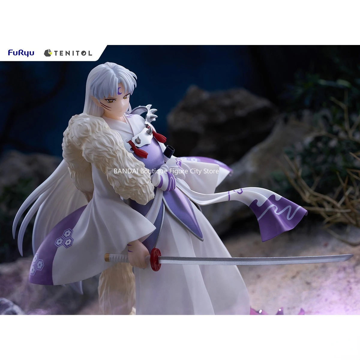 Pre-sale Full Model FuRyu TENITOL Series Inuyasha Sesshomaru Action Figure Model Gift Collection Boutique Toy