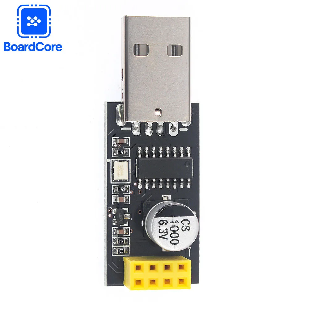 Módulo WIFI inalámbrico USB a ESP8266, placa adaptadora serie, comunicación para PC/MCU, módulo de placa de desarrollo para Arduino DIY, 1 ud.