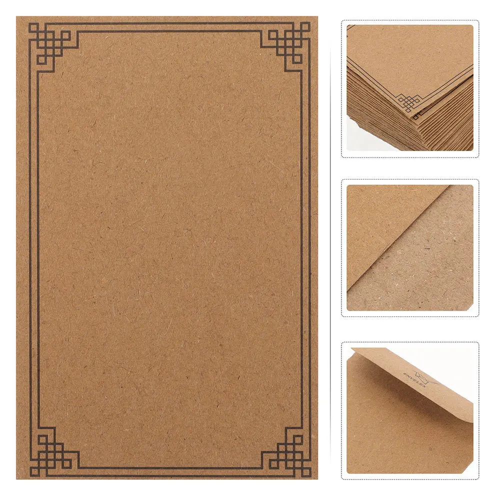 

50Pcs Self-Adhesive Kraft Paper Cash Envelopes Small Money Envelopes for Budgeting Saving Cards Coins Receipt Organizing