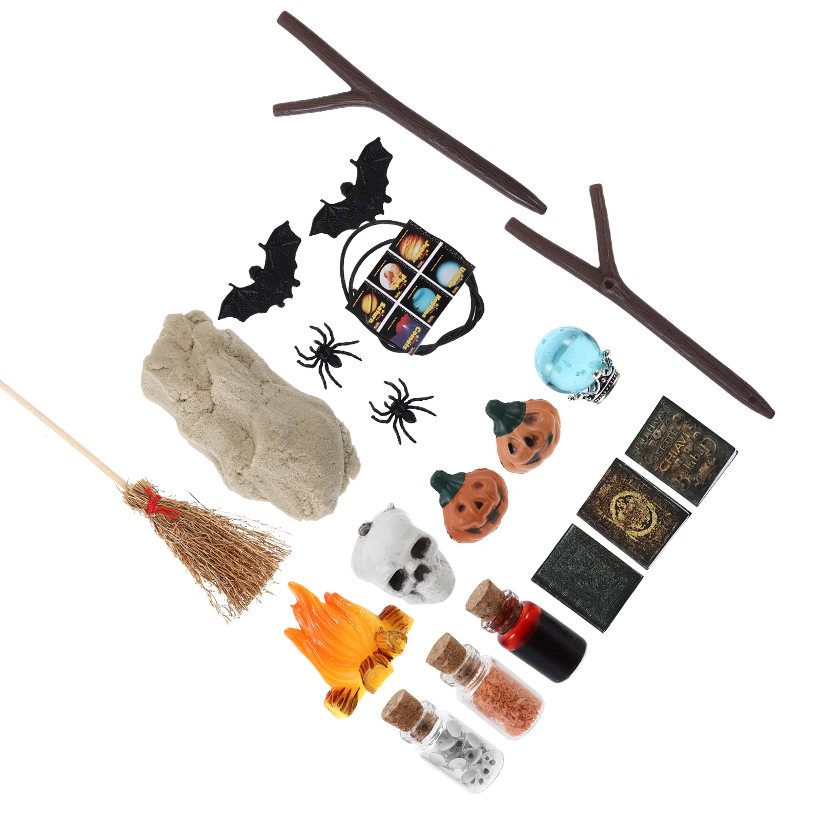 

Miniature Kits House Halloween Home Mini Halloween Buckets Accessories Props Mini Halloween Bucketsation Mini Halloween