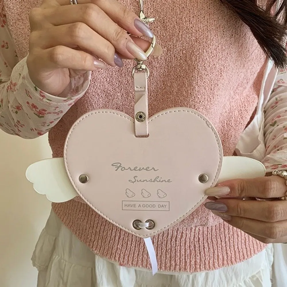 Gifts PU Badge Display Holder Hanging Backpack Decoration Badge Card Holder Viewing Window Badge Collecting Pin Display Holder
