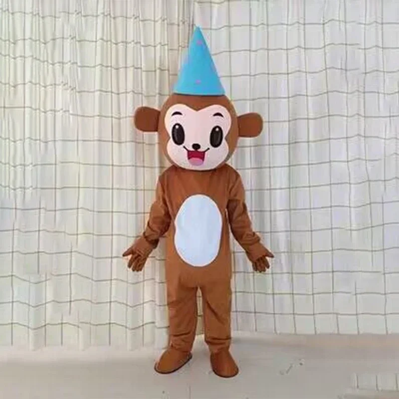 Christmas Animal Cosplay Mascot Costumes Giraffe Monkey Elephant Panda Hippo Lion Tiger Festival Mascot Performance Suit