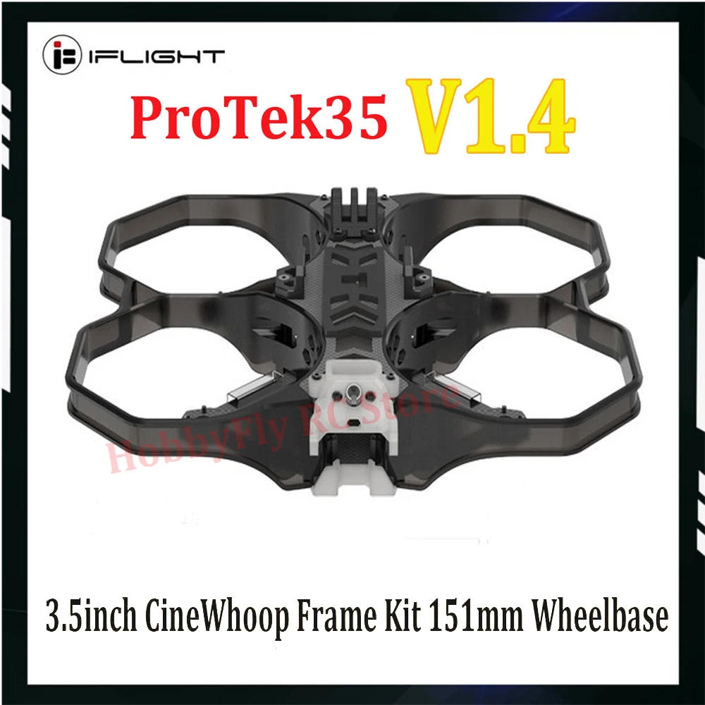 iFlight ProTek35 V1.4 3,5 inch CineWhoop framekit 151 mm wielbasis met 3,5 mm arm voor FPV-onderdelen