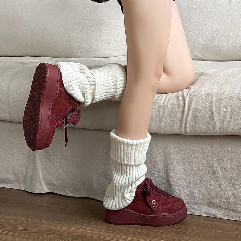 Couple Retro Campus Bread Skate Sneakers Unisex New Model, Thick Non-slip Durable Soft Sole All-match Daily Casual Sports Shoes
