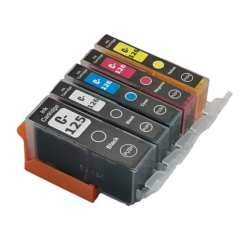 

PGI-125 CLI-126 Совместимый картридж для принтера Canon PGI125 CLI126 PIXMA IP4810 IP4910 IX6510 MG5210 MG5310 MG6110 MG6210