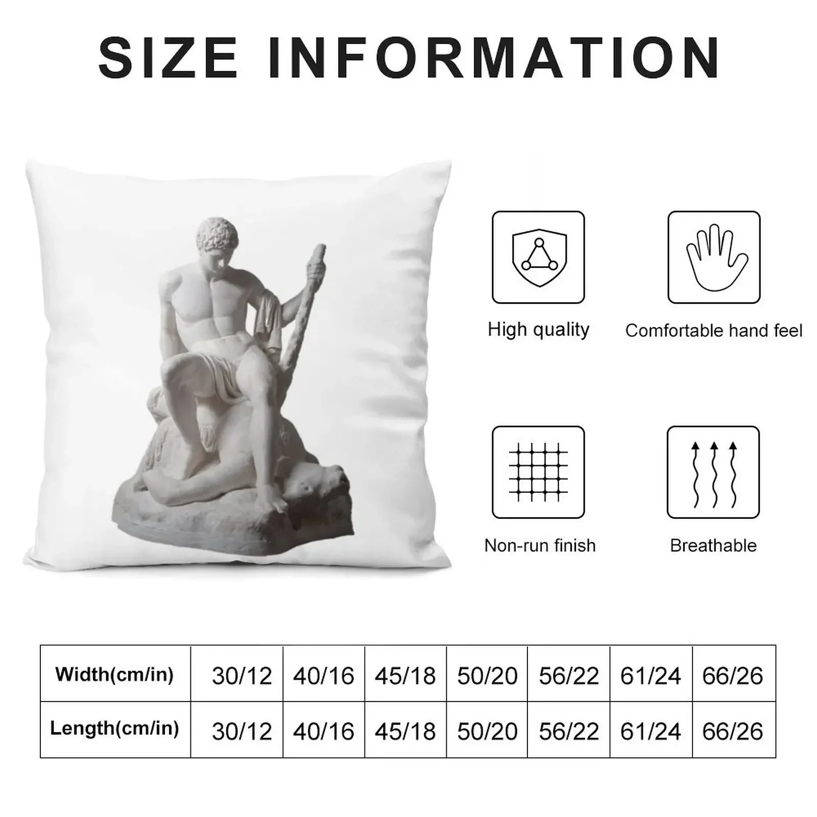 Theseus and the Minotaur - Antonio Canova Throw Pillow Decorative pillow case Decorative Sofa Cushions Cushions For Sofa pillow