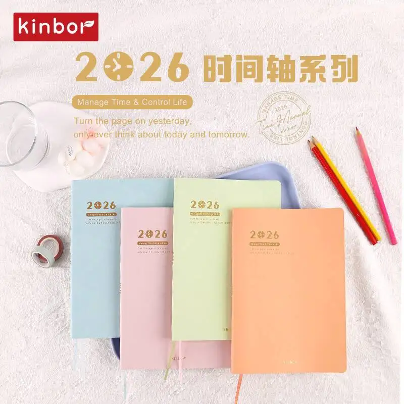2026 Timeline Planner Bachuan Tomoe River  Paper Full Year Planner Year Of The Horse Journal Grid Planner Notebook