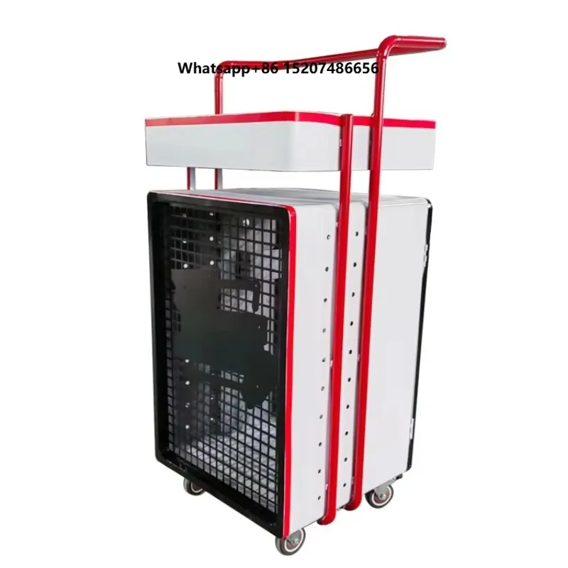 Customizable Commercial Square-Dance Audio Storage Cart; Trolley; Mobile Convenient Small Cart Metal Frame