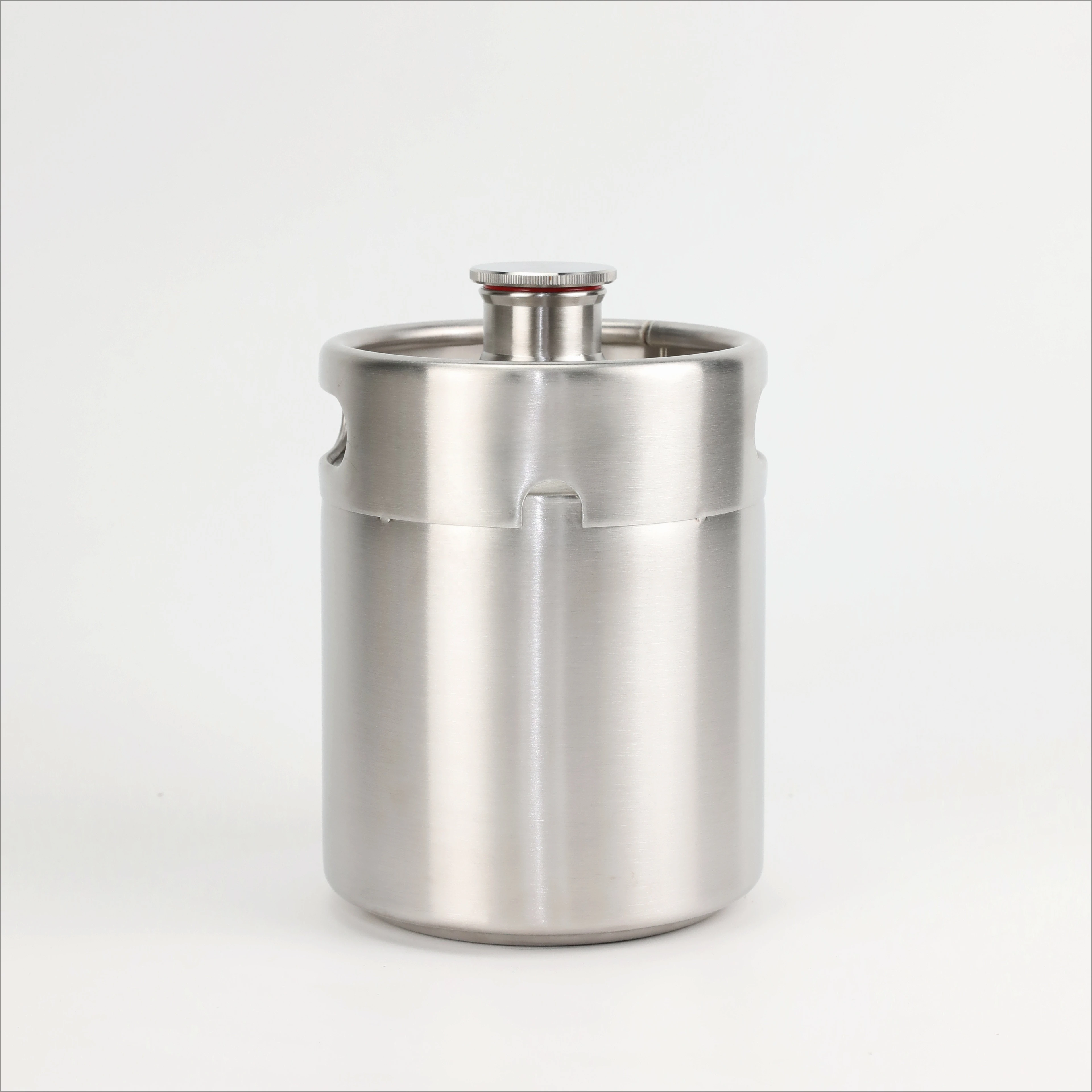 

Кег-гроулер из нержавеющей стали для пива, 64 унции (2 л), для домашнего пивоварения