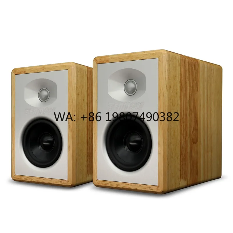 4 Inch HiFi Bookshelf Speaker, 50W RMS 8OHM, Professional High End Stereo Home Audio Surround Device