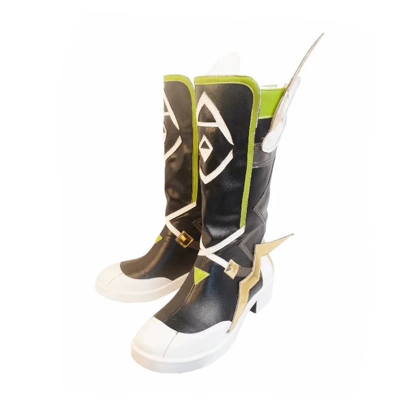 Anime Game Genshin Impact Kachina Cosplay Schoenen Mannen Vrouwen Halloween Party Carnaval Rollenspel Outfit Prop Lange Laarzen