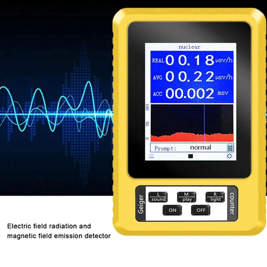 Nowy ręczny przenośny cyfrowy miernik EMF XR3 2 w 1 promieniowanie elektromagnetyczne detektor promieniowania jądrowego licznik Geigera