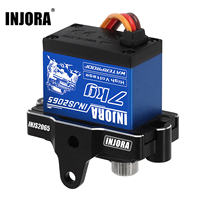 INJORA INJS2065 7KG High Voltage Waterproof 2065 Digital Servo with Mount for 1/18 RC Crawler TRX4M Upgrade