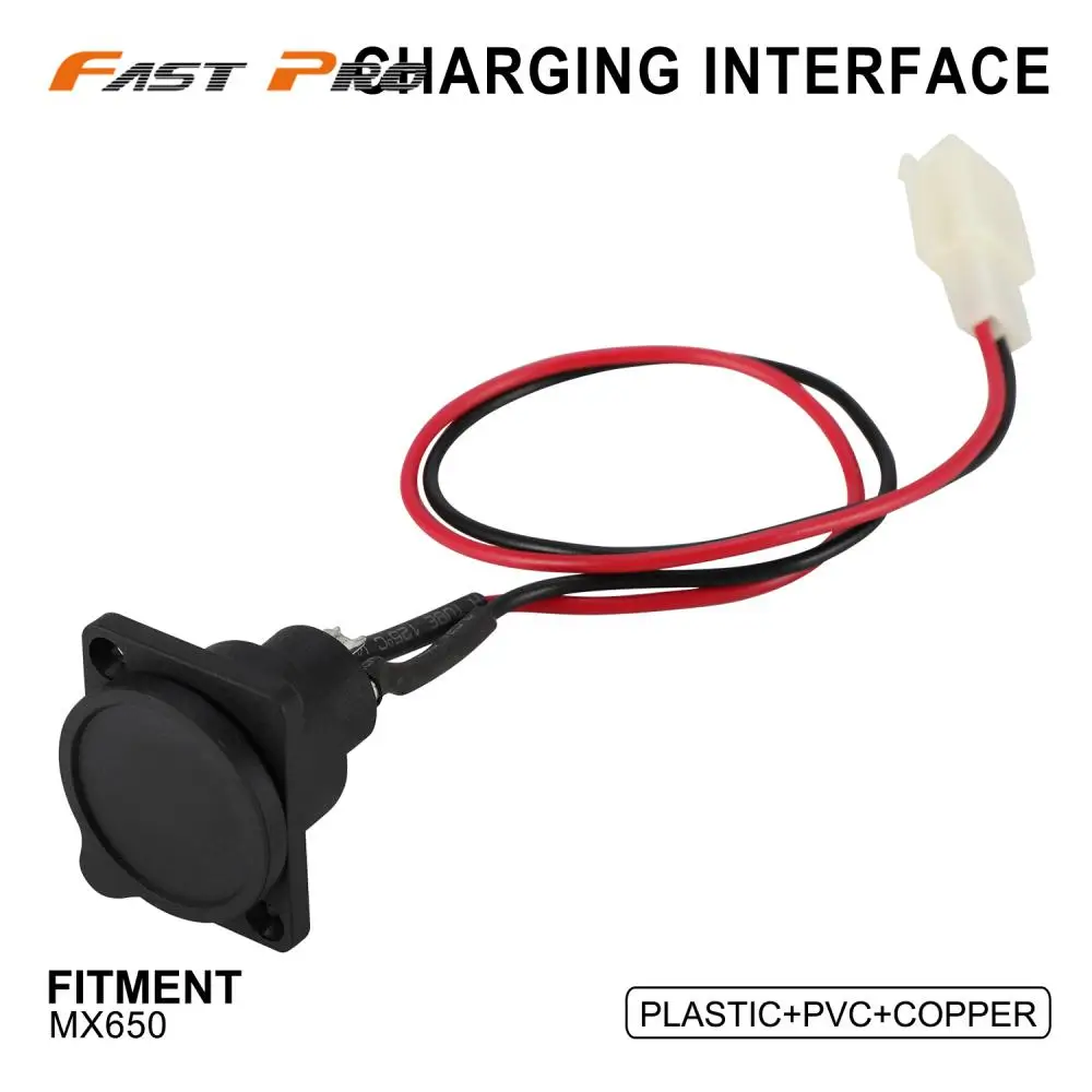 

Charging Interface Port Socket Motorcycle Accessories For Rocket MX650 MX 650 Electric Dirt Pit Motorbike PVC Copper Motocross