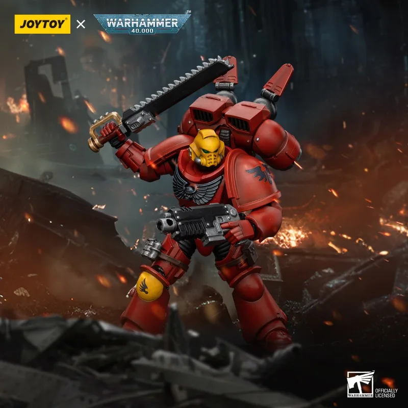 [Spot goods]JOYTOY Action Figure 1/18 Warhammer 40k Blood Angels Jump Pack Arbiter Squad Arbiter 1 Anime Model Toy for Boy Gift