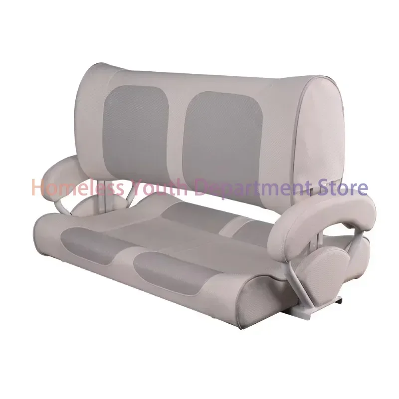 Double boat sofa bench with armrests, captain's chair, yacht sofa seat, boat chair, fishing boat seat