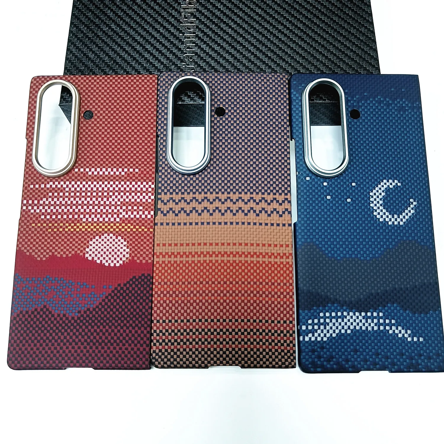 Genuine Kevlar Aramid Carbon Fiber For Magsafe Magnetic Case For Samsung Z TriFold Fold 7 6 Bare-metal Feel Slim Anti-drop Cover