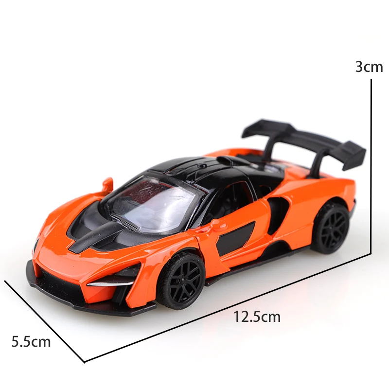 (Bagado) 1:36 Senna Alloy Pull-back Racing Car, Simulação 1.36 Alloy Pull-back Racing Car, Brinquedo para menino