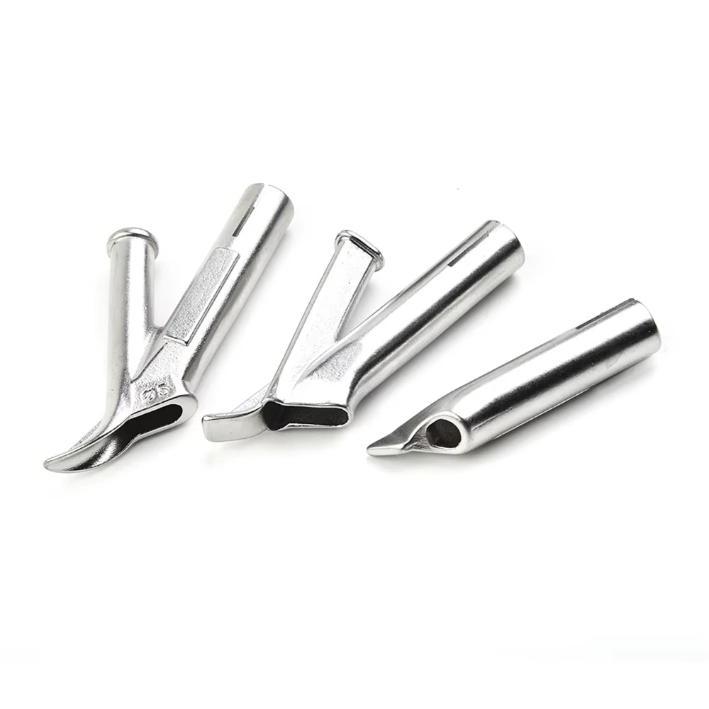 4 قطعة فوهات لحام فوهة لحام سريعة للمسدس الحراري فوهة لحام الهواء الساخن بولي كلوريد الفينيل طرف لحام سبائك التيتانيوم Y نوع 5/7 مللي متر #4