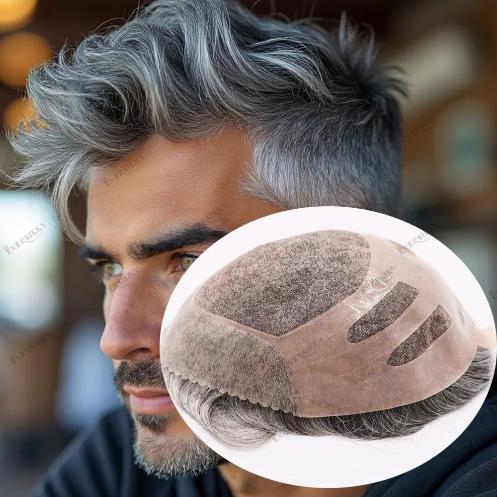 

Супер прочный мужской парик из человеческих волос, блондинка, серый, черный 1B80 550 # Парик Натуральная линия волос NPU BOND Капиллярный протез Шиньоны