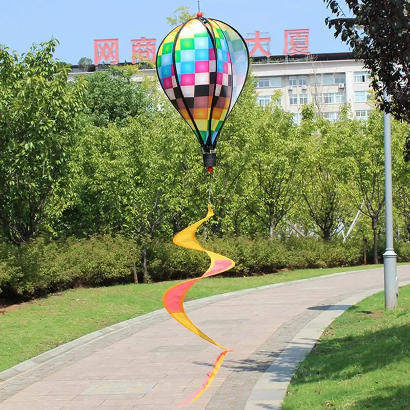 Nowy balon na gorące powietrze zabawka wiatrak Spinner trawnik ogrodowy ozdoba do ogrodu impreza na świeżym powietrzu ulubione