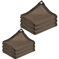 2x3m/3x4m Sun Shade Sail Rectangle HDPE Sunshade Net with Grommets Shade Trap Shade Mesh for Greenhouse Plant Pergola