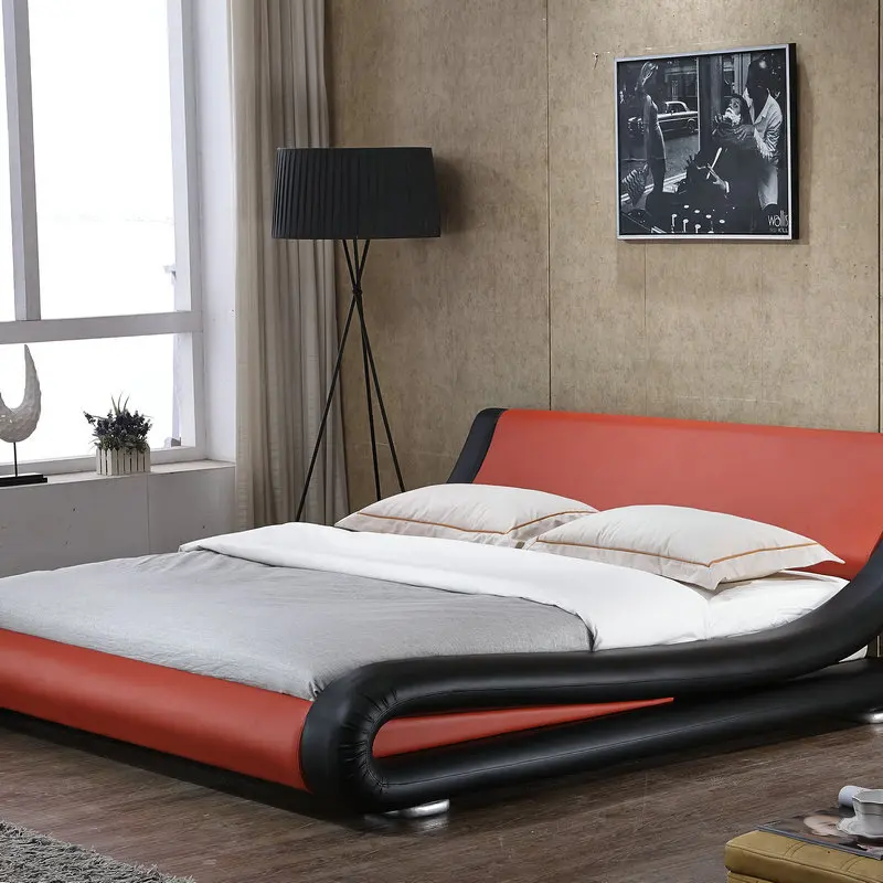 

*s forNew Bedroom Furniture Upholstered Bed Leather Bed*
