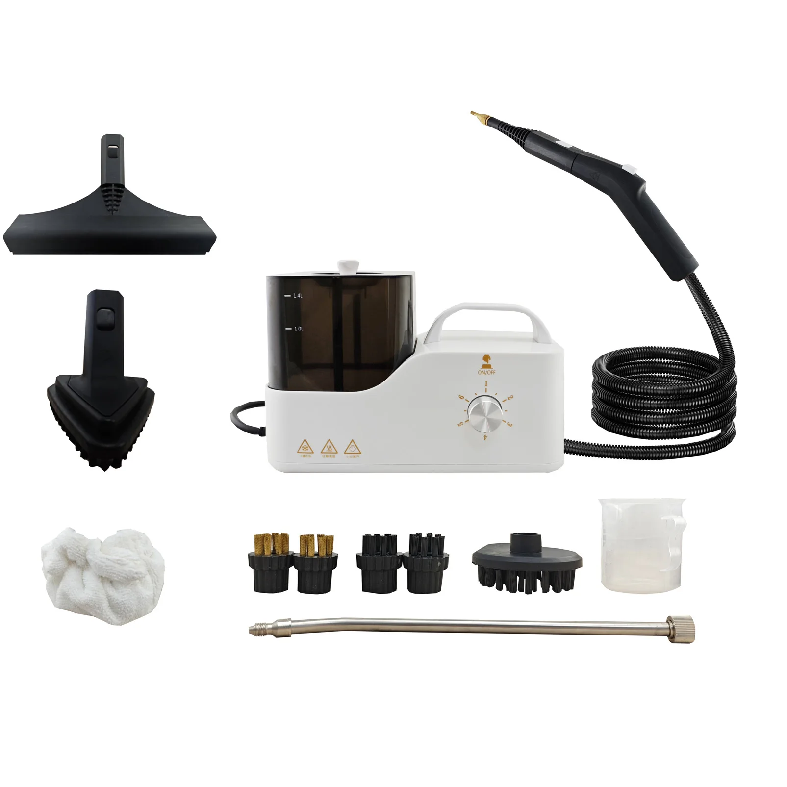 

2025 New Household High Temperature Cleaning Handheld Steam Cleaner 6-speed Portable 1.4L large water tank steam cleaner