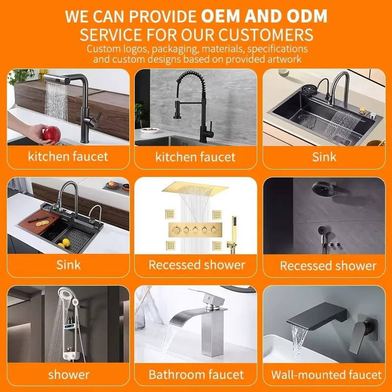 

Stainless Steel Single Handle Anticorrosion Three Function Rainfall Waterfall Pause Shower Set