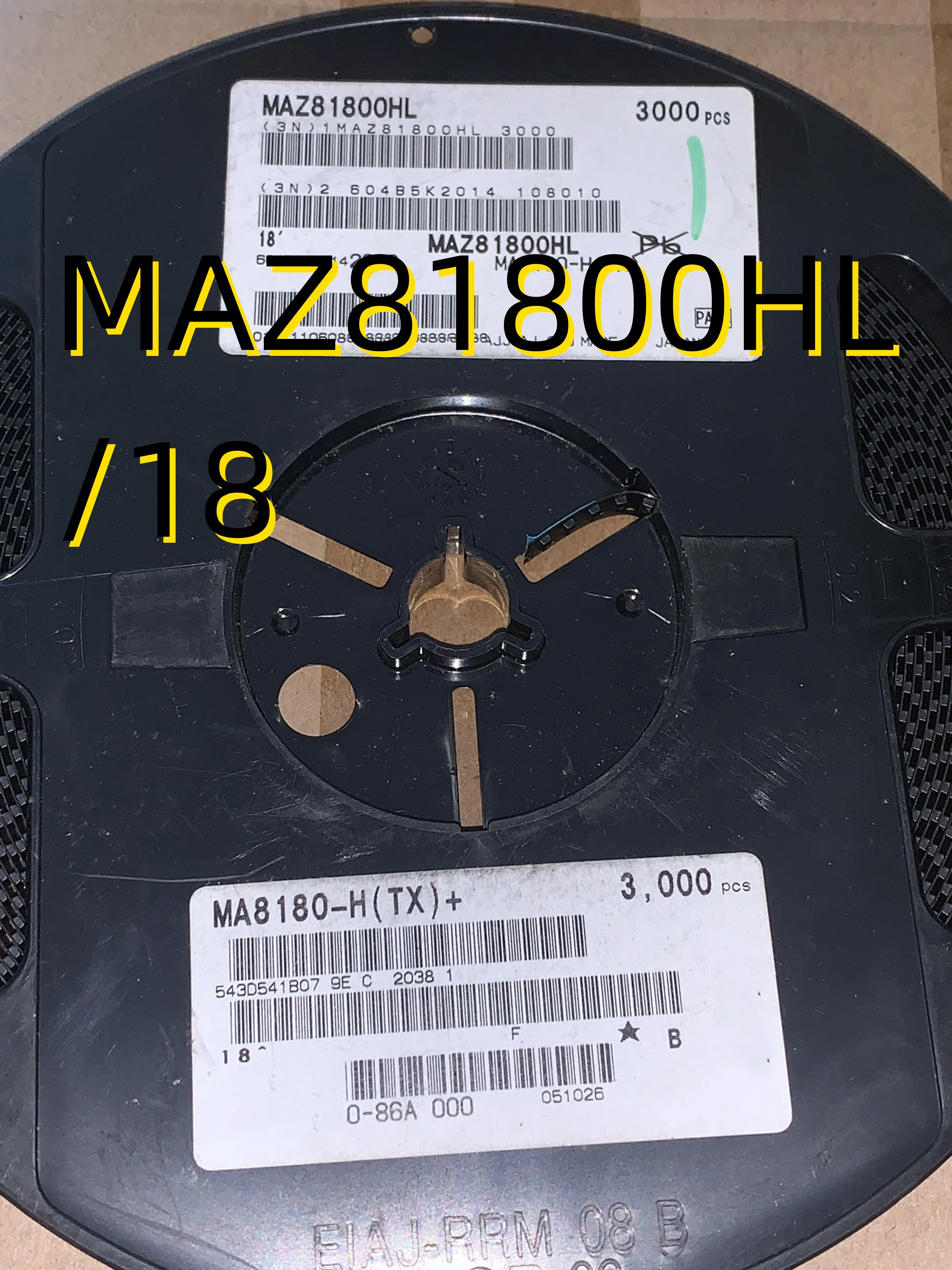 10Pcs MAZ81800HL /18 SMD/SOD-323(Pb)