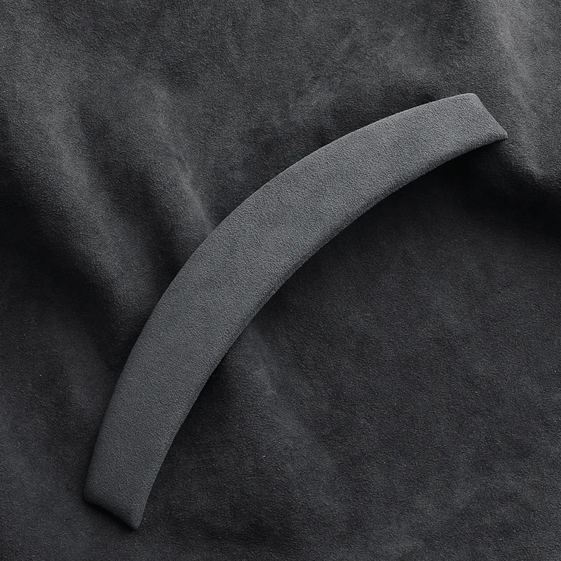 For New Tesla Model3 Highland 2024 Steering Wheel Trim Patch Alcantara Suede Panel Decoration Strip Sticker Interior Accessories